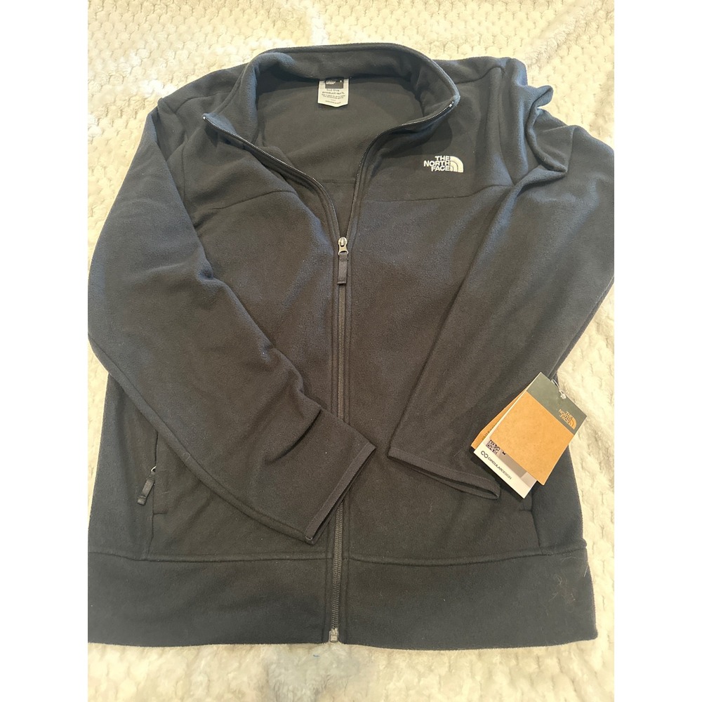 The North Face Mens Anchor Full Zip Fleece Jacket Black NF0A87RH4H0 Medium